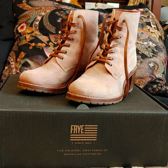 Lacets FRYE Pour Bottes Modèle Sabrina - Couleur Marron, Pointure US 5.5 Femme, Cuir, Neufs Sans Boîte
